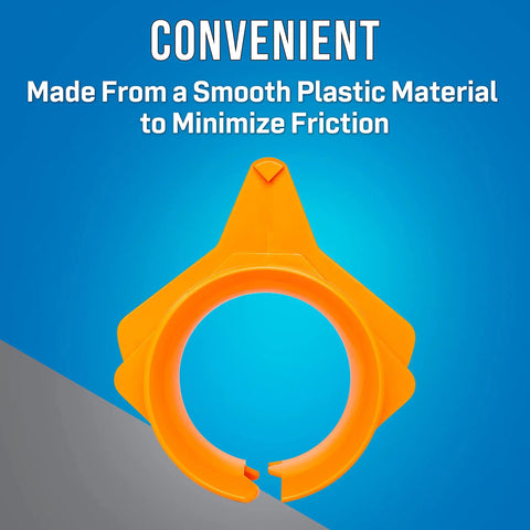Orange Cable Funnel Drop Ceiling Protector CPF 215 That Keeps Cables From Snagging And Protects While You Pull Through Drop Ceilings Durable Glide Guard For Any Cable Type Ideal For Tech Pros