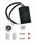 Bayou 300 Ignition CDI Box And Ignition Coil And Starter Solenoid Relay Replacement For KLF300 And KEF300 Lakota 300 ATVs 1989 To 2004 Fits 1995 2000 2003 Models, wiring harness and connectors