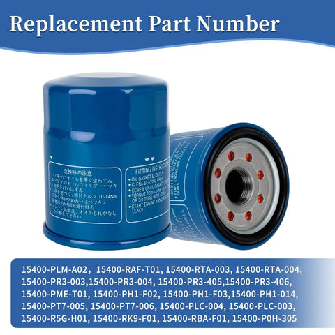 Honda Oil Filter 5 Pack Compatible With Civic CR V Odyssey Accord Pilot And GX Series Engines Displayed