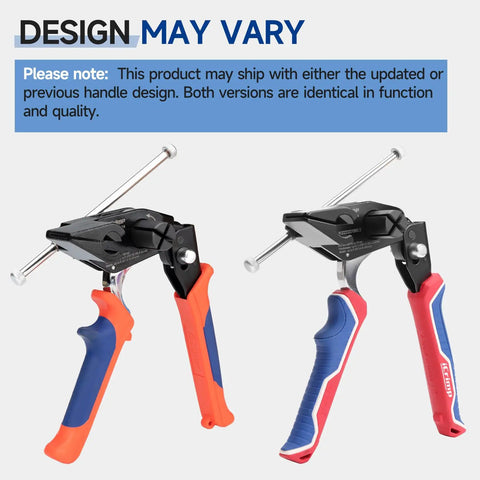 Rugged Steel Strapping Banding Tool Featuring A Quick Pull Tensioner And Inline Cutter For Wrapping Cargo showing varying handle designs.