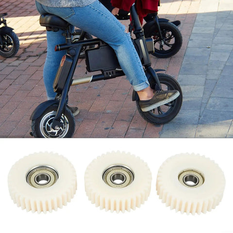 Cyclist on electric bike with 36T Planetary Gear Set For Electric Bike Motors With Nylon Construction And Integrated Bearings