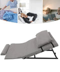 Heavy Duty Electric Adjustable Power Lifting Bed Backrest With Smooth Remote Control, solid carbon steel frame in gray.