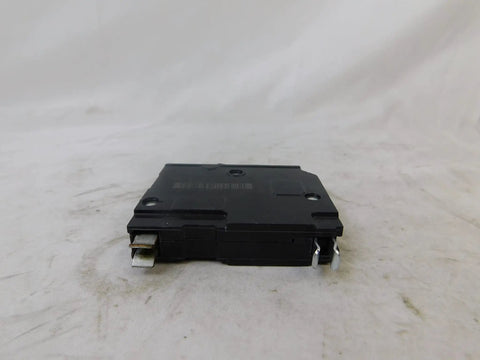 Side view of QO115 1 Pole 15 Amp Circuit Breaker For 120/240 Volt Panels DIY Friendly Reliable Home Electrical Safety Device