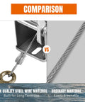 600 Lb Hand Winch For Trailers And Boats, Beefy Heavy Duty Manual Crank Winch With 23 Ft Steel Cable, Boat Trailer Towing And ATV Hauling, Durable Rope Gear For Easy Load And Unload. steel cable comparison