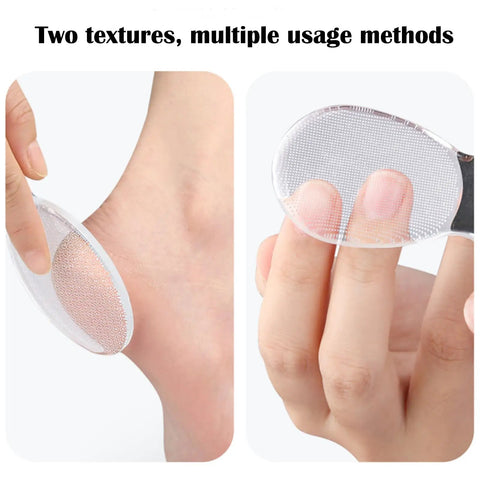 Glass Foot File With Fine Grinding Points For Dead Skin Removal And Calluses, Dual Texture Use, Close-up Views