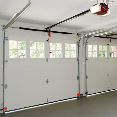 Garage Door Torsion Spring Right Hand Wind 0.218 Inch Wire Size 2 Inch Inside Diameter 23 Inch Length Light Blue Painted End