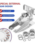 Beefy 555 Piece 304 Stainless Steel Lock Washer Set With External Tooth And Internal Tooth Serrated Washers For Anti Loosening And Vibration Resistance Heavy Duty Hardware Kit, external tooth washers