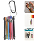 Top Rated Small Foldable Hex Key Wrench Set For Bathtub Repair Bike Maintenance Home DIY Outdoor Projects With Pocket Size Handy Multi Tool Kit For All Your Fix It Needs, compact multicolor metal keyring