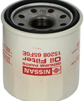 Nissan OEM Part Direct From The Factory, Genuine Catalog Part No 15208-65F0E oil filter, vehicle specific, Nissan quality assured