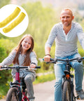Father and daughter cycling with 1 Pair Silicone Brake Lever Covers For Mountain And Road Bikes Grippy Anti Slip Protector Waterproof