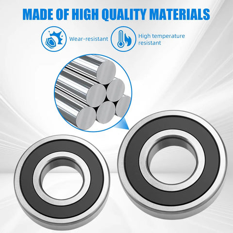 Top Tier Front Load Washer Bearing And Rotary Seal Kit Featuring A Hella Durable Tub Drum Gasket crafted with high-quality bearings.