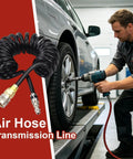 Solid 3 Meter Compressor Air Hose With Quick Connect Fittings For High Pressure Pneumatic Rigs No Fuss Push Twist Setup And Badass Quick Swaps On Any Job Site in use for tire inflation.
