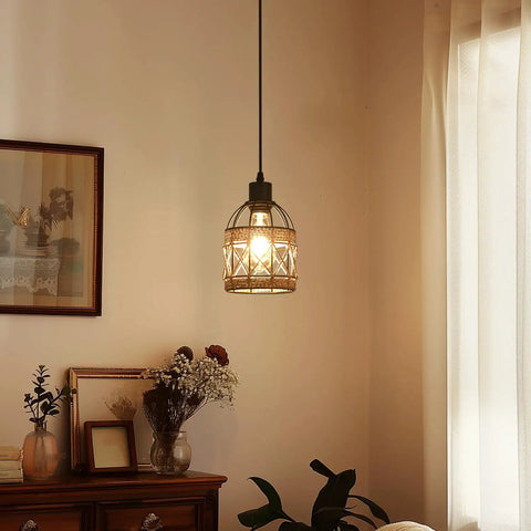 Dope Black Modern Pendant Lighting Set Two Pack Adjustable Pendant Light Fixture For Kitchen Island With E26 Bulb Base Easy To Install And Clean Contemporary Pendant Lights Today over wooden table.
