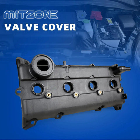 Valve Cover Kit With Gaskets And Oil Filler Cap For 2002-2006 Nissan Altima Sentra 2.5L Replaces 13264-3Z001 shown on blue background