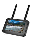 Compact 4.3 Inch FPV Monitor With DVR, 5.8GHz 40 Channel Receiver, 800x480 IPS Display with built-in battery shown front view