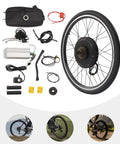 Powerful 48V 1000W 26 Inch E Bike Hub Motor Wheel Kit Rear Wheel With Thumb Throttle And Pedal Assist Sensor components
