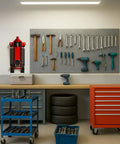 Wall Mount Floor Jack Holder Rack For Enclosed Race Trailer Tools Storage And Organization No Screws Hydraulics Friendly