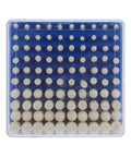 100 Piece Wool Polishing Buffing Wheel Set with 3mm Shank Mounted Buff Head for Auto Detailing Projects.