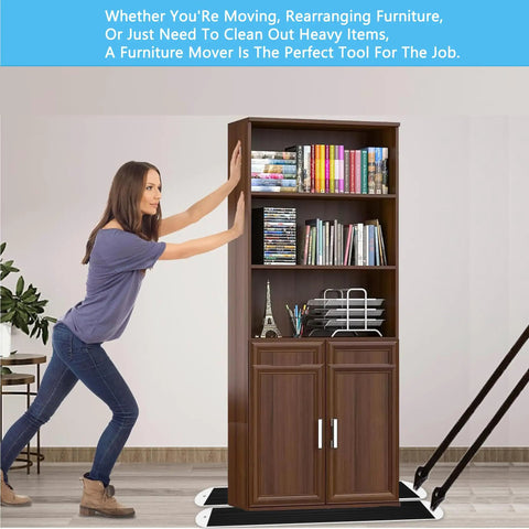 Heavy Duty Appliance And Furniture Sliders Set, 2 Large Sliding Sheets With Pull Straps For Moving Heavy Ovens, Washers, Dryers, Safes, Cabinets On Carpet Or Hardwood Floors, Includes Gloves And Straps For Easy Gliding