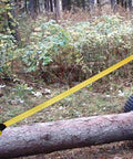 Heavy Duty Lift Sling Straps 10 Ft By 2 In Web Slings With 15,000 Lb Basket Capacity 2 Pack Tree Saver Recovery in use
