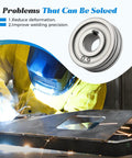 2 Pack Drive Roll For MIG Welder 0.8mm 0.9mm K Groove Wire Feed Roller in use solving welding issues