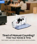 Ultra Portable Money Counter For Bills Mini Cash Counter Multi Currency 600 Bills Per Minute With UV And WM Detection