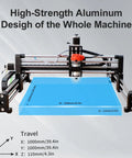 Upgraded 3 Axis CNC Router Milling Machine With Grbl Control For Wood Acrylic Aluminum Engraving And Cutting, Large 1000x1000x110mm Work Area