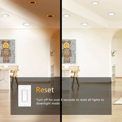 Top Shelf 6 Inch Led Recessed Lighting With Night Light Dimmable Ceiling Downlights 12 Pack 2000K Warm Amber Glow Sync Switch Control Zero Flicker Smooth Dimming Total Game Changer Upgrade