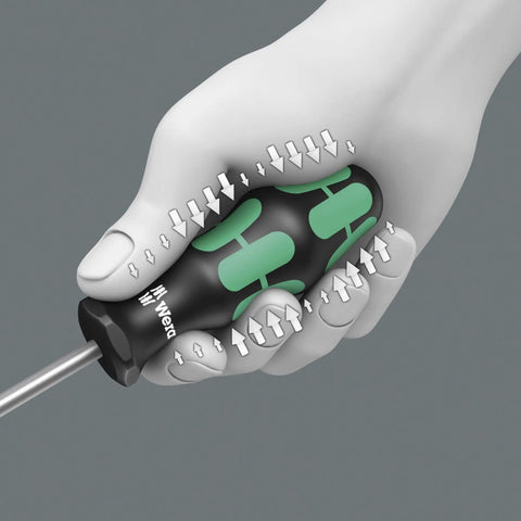 Torx HF Screwdriver With Holding Function For Torx Screws TX 8 x 60 mm ergonomic grip in hand illustration