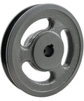 5/8 Inch Bore 4.75 Inch OD One Groove V Belt Pulley Cast Iron Motor Pulley For AX A 3L 4L V Belts With 5/8 Shaft And Keyseat