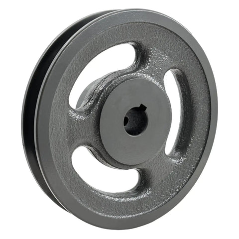 5/8 Inch Bore 4.75 Inch OD One Groove V Belt Pulley Cast Iron Motor Pulley For AX A 3L 4L V Belts With 5/8 Shaft And Keyseat