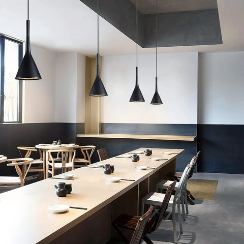 Farmhouse Black Cone Pendant Light For Kitchen Island 1 Light Small Industrial Pendant Lighting With Mid Century Charm And Cool Industrial Vibe Barn Ceiling Fixture Adjustable Hanging Lamp Dimmable Easy Install