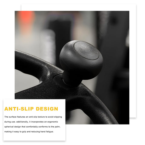 Steering Wheel Knob Spinner For One-Hand Driving, Non-Slip Universal Wheel Rotator on steering wheel, Anti-Slip Design