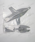 EA 18G Growler Electronic Attack Aircraft Model Kit components in bag, 1/48 scale for builders to assemble on workbench