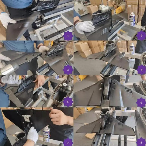 Installation of Dual Outboard Hydrofoil Stabilizer with Sting Ray Dorsal Fin Wing for 5-150 HP engines on boat hulls