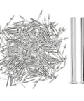 Built Tough Double Head Skirting Nails 200 Piece Pack Seamless Coil Fasteners Heavy Duty Anti Rust Carbon Steel with two guides.