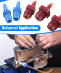 Master Cylinder Bleeder Kit Replacement For 13911 With 22 Inch Clear Hose Clips SAE And Metric Fittings in use