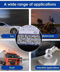 Grab This Awesome 60 Piece Metric Grease Fitting Kit With Nine Types Of Galvanized Zerk Nipples For Hydraulic Stuff Featuring M6 M8 And M10 Sizes Plus One Way Spring Sealing Mechanism For Super Smooth Lube Flow Every Time Without Any Leaks On Your Ride., 60-piece metric zerk nipple kit in organizer, shown for car, motorcycle, truck and industrial use