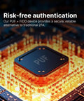 Lock Down Your Digital Life With This Solid Usb C Security Key Powered By Puf Technology For FIDO2 U2F Certified 2FA And Passwordless Login That Beats Hackers No Cap, PUF chip on circuit board.
