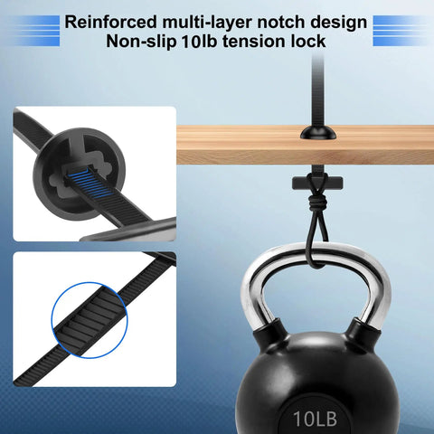 Universal Car Bumper Clip Kit For Fender And Splash Shield Repair Self Locking Zip Tie Clips PA6 Nylon Fasteners detail