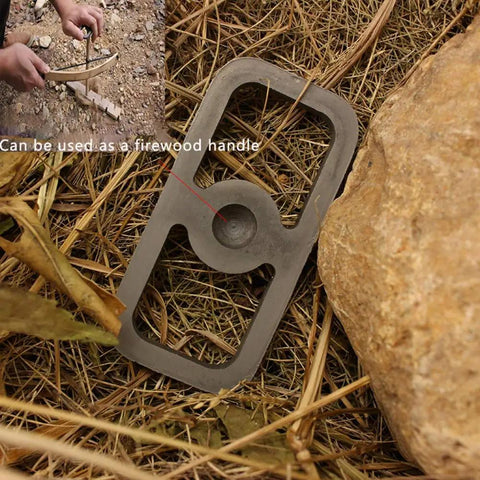 Tough As Nails Fire Starter Tool For Camping And Hiking, Carbon Steel Fire Striker Without Stone on ground