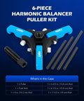 Harmonic Balancer Puller Kit With Adjustable 3 Jaw Puller Set For No Fuss Quick Balancer Removal And Damper Replacement