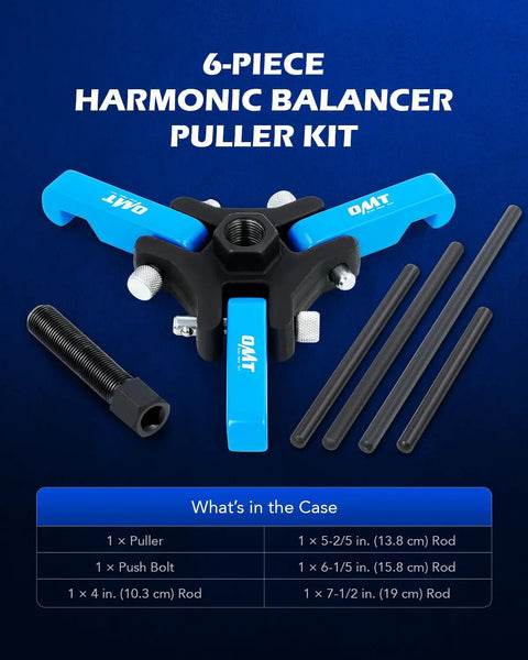 Harmonic Balancer Puller Kit With Adjustable 3 Jaw Puller Set For No Fuss Quick Balancer Removal And Damper Replacement