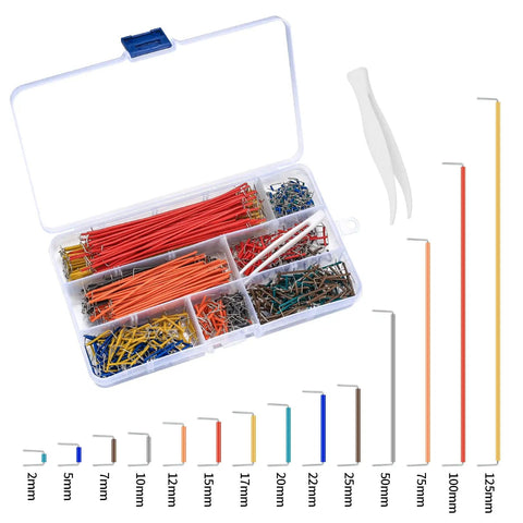 2 To 125 mm Breadboard Jumper Wires Kit With 14 Lengths And 840 Pieces For Quick Prototyping Maker Friendly PCB Circuits Solderless Tests