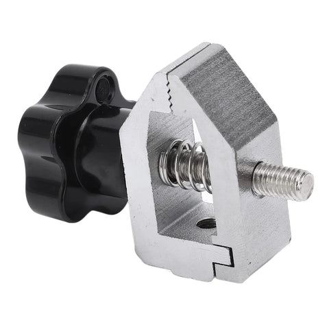 500N Push Pull Force Fixture Clamp For Tension Testing In Rubber And Paper, Heavy Duty, High Hardness Iron Alloy Clamp With Grippy Friction Grip For Accurate Tensile Strength Measurements close-up