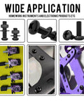 All In One 900 Piece Round Head Screws Kit M2 M2.5 M3 Bolts Nuts And Washers Phillips Drive Pan Head Machine Screws Carbon Steel Black Oxide With Storage Box For DIY Projects And Everyday Repairs