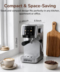 Dope 2-In-1 Espresso Machine And Cold Brew Maker With Badass 20 Bar Pump And Responsive Touchscreen in a sleek design