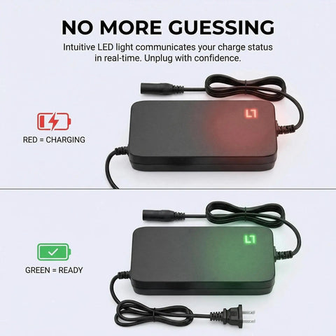 Universal 54.6V 2A Electric Bike Charger For 48V Lithium Batteries Fast Safe Charge No Fuss For DeepPower K301 E14 DTTZH ASKGO APYEAR LELEKUAI And Other EBikes Black