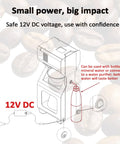 Next Level Electric Ice Drip Coffee Maker And Digital Cold Brew Machine With Hella Smooth Led Touchscreen temperature control showing 12V DC power connection.