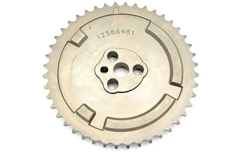 1-Bolt To 3-Bolt LS Cam Gear Conversion Kit For 58X Reluctor Engines, gear close-up with part number GM 12586481 visible